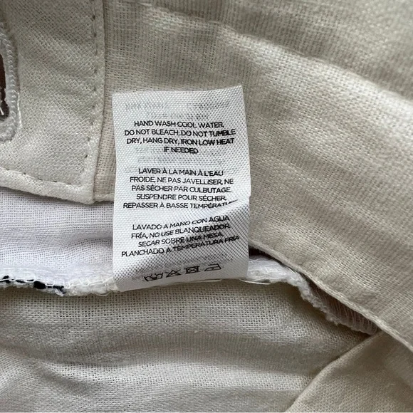 ONIA Traveler Straight Leg Linen Blend Shorts Size 34 New - Picture 9 of 9